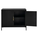Front Range 2 Door Cabinet, Black - Image 5