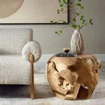 Sola Side Table, Bleached - Image 5
