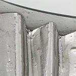 Echo Drink Table, Nickel - Image 3