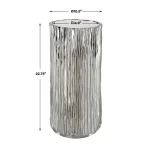 Echo Drink Table, Nickel - Image 10