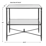 Henzler Lamp Table, Steel - Image 9