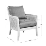 Encore Armchair, Gray - Image 10