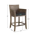 Encore Counter Stool, Gray - Image 10