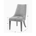 Daxton Armless Chair - Image 9