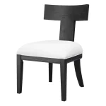 Idris Armless Chair, Charcoal - Image 5