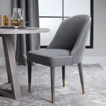 Brie Armless Chair, Gray, 2 Per Box, Priced Each - Image 4