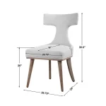 Klismos Accent Chair, 2 Per Box, Priced Each - Image 10