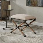 Firth Small Bench, Oatmeal - Image 10