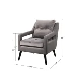 O'brien Armchair, Gray - Image 11