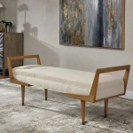 Waylon Bench, Ivory - Image 7