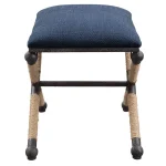 Firth Small Bench, Navy - Image 6
