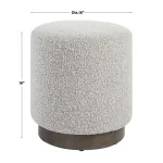 Avila Ottoman, Gray - Image 8