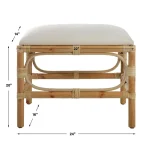 Laguna Small Bench, White - Image 10