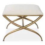 Crossing Small Bench, White