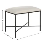 Avenham Small Bench, Black - Image 8