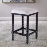 Pryce Counter Stool, Black - Image 9