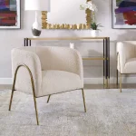 Jacobsen Accent Chair, Natural Shearling - Image 4