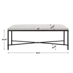 Avenham Bench, Black - Image 9