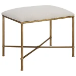 Avenham Small Bench, Gold - Image 5