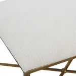 Avenham Small Bench, Gold - Image 7
