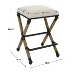 Firth Counter Stool, Oatmeal - Image 10
