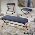 Firth Bench, Navy - Image 9