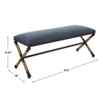 Firth Bench, Navy - Image 11