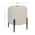 Arles Ottoman, Black - Image 9