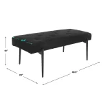 Olivier Bench, Black - Image 10