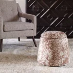 Gumdrop Ottoman, Cow Hide - Image 4