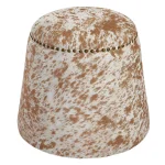 Gumdrop Ottoman, Cow Hide - Image 5