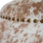 Gumdrop Ottoman, Cow Hide - Image 8