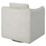 Corben Swivel Chair, White - Image 7