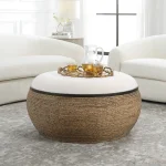 Island Ottoman, Large Round - Image 4