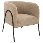 Jacobsen Accent Chair, Latte Shearling - Image 5