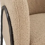 Jacobsen Accent Chair, Latte Shearling - Image 6