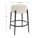 Arles Counter Stool, Black - Image 9
