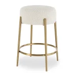Arles Counter Stool, Brass