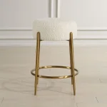 Arles Counter Stool, Brass - Image 5