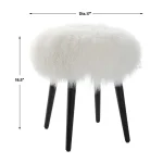 Wooly Accent Stool - Image 8