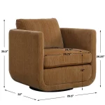 Abound Swivel Chair, Ginger - Image 12