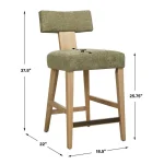 Elysian Counter Stool, Moss - Image 10