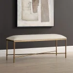 Avenham Bench, Gold - Image 5