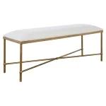 Avenham Bench, Gold - Image 6