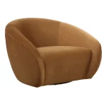 Desoto Swivel Chair, Hazlenut - Image 6