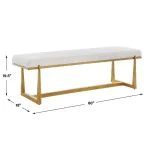 Midas Bench, Gold - Image 9