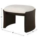 Port Small Bench, Walnut - Image 10