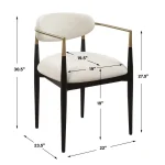 Moxie Dining Arm Chair - Image 6