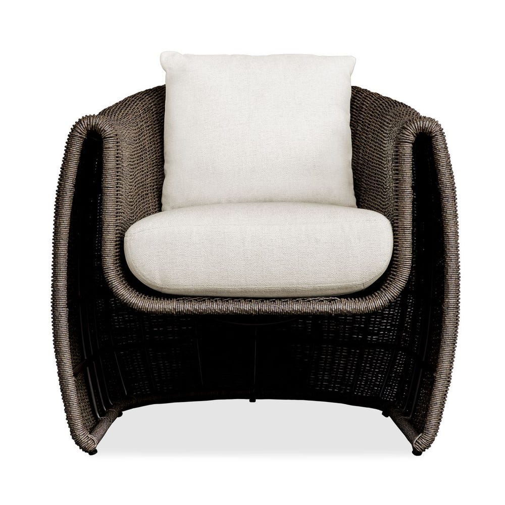 Tropic Outdoor Lounge Chair, Mocha
