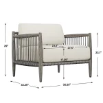 Borneo Outdoor Lounge Chair - Image 3